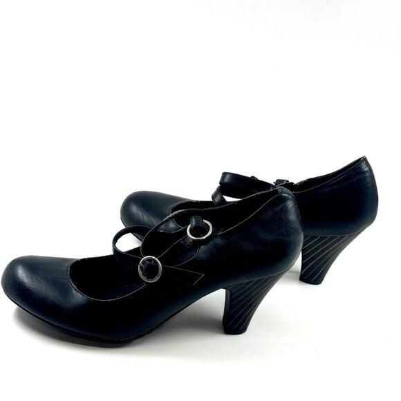 ALDO Flosiro-96 Mary Jane Double Strap Pump Heel Shoe, EU 40, Black - Picture 3 of 12